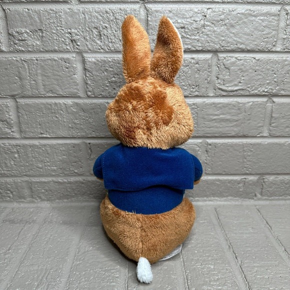 Kohls Cares Peter Rabbit Brown 11" Blue Jacket Gold Buttons Plush Stuffed Animal - Picture 3 of 5